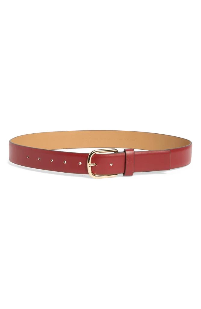 Kate Spade feather edge faux leather belt