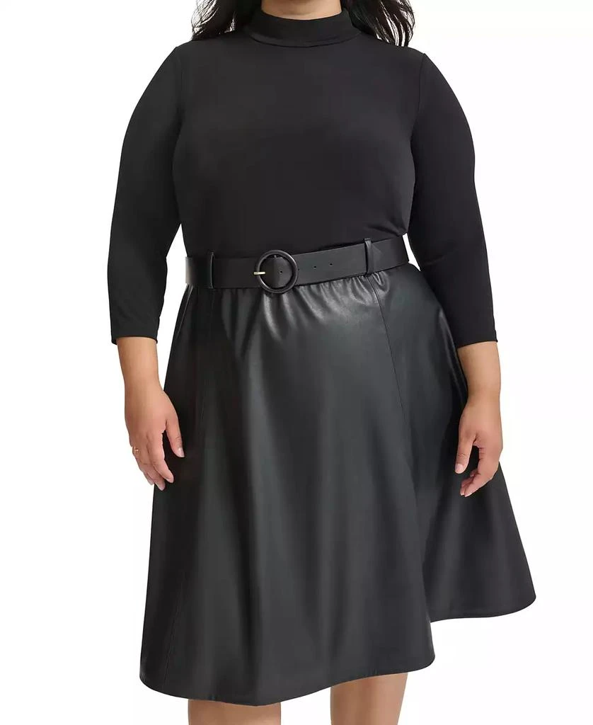 green emerald velvet dress Buy Calvin Klein Women's Size Fit and Flare Dress with Sheer Inserts at  Hem, Malachite, 14 Plus at Amazon.in main image 0