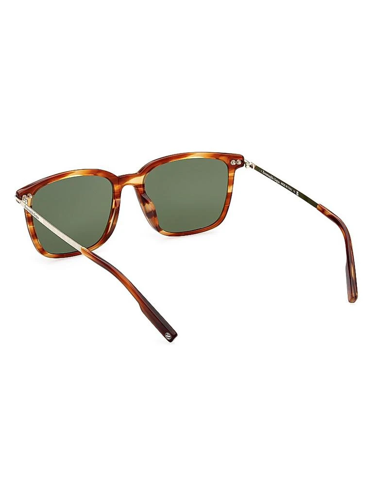Zegna 60MM Square Sunglasses 5