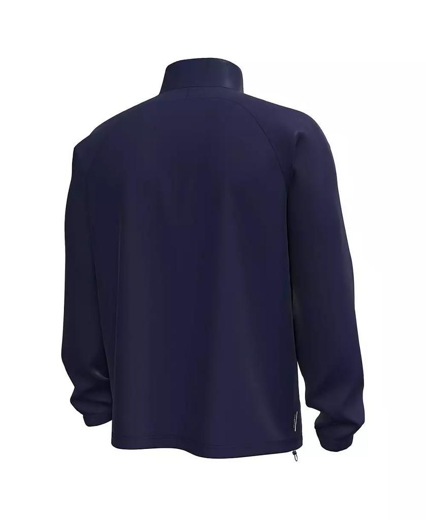 Under Armour Men
s Navy Midshipmen Unstoppable Woven Anorak Storm Tech Half-Zip Jacket Hoodie