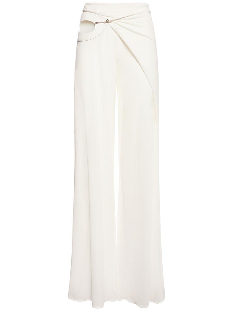 TOM FORD Jersey Mid Rise Wrap Wide Pants