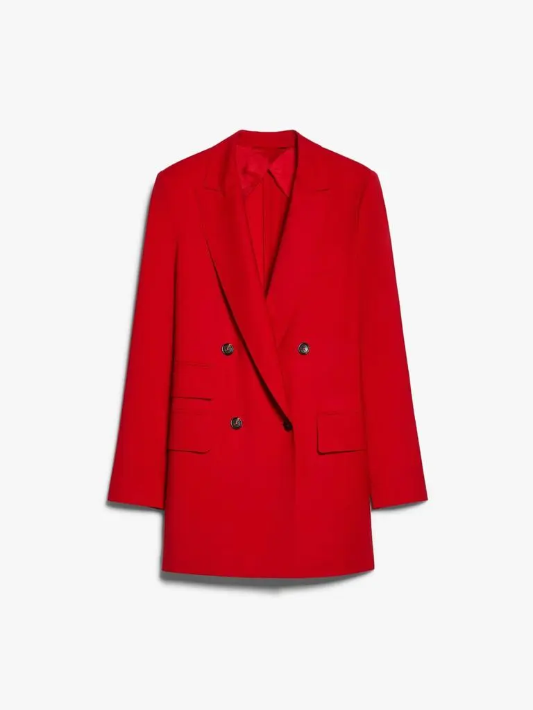 Max Mara Straight wool canvas blazer 4