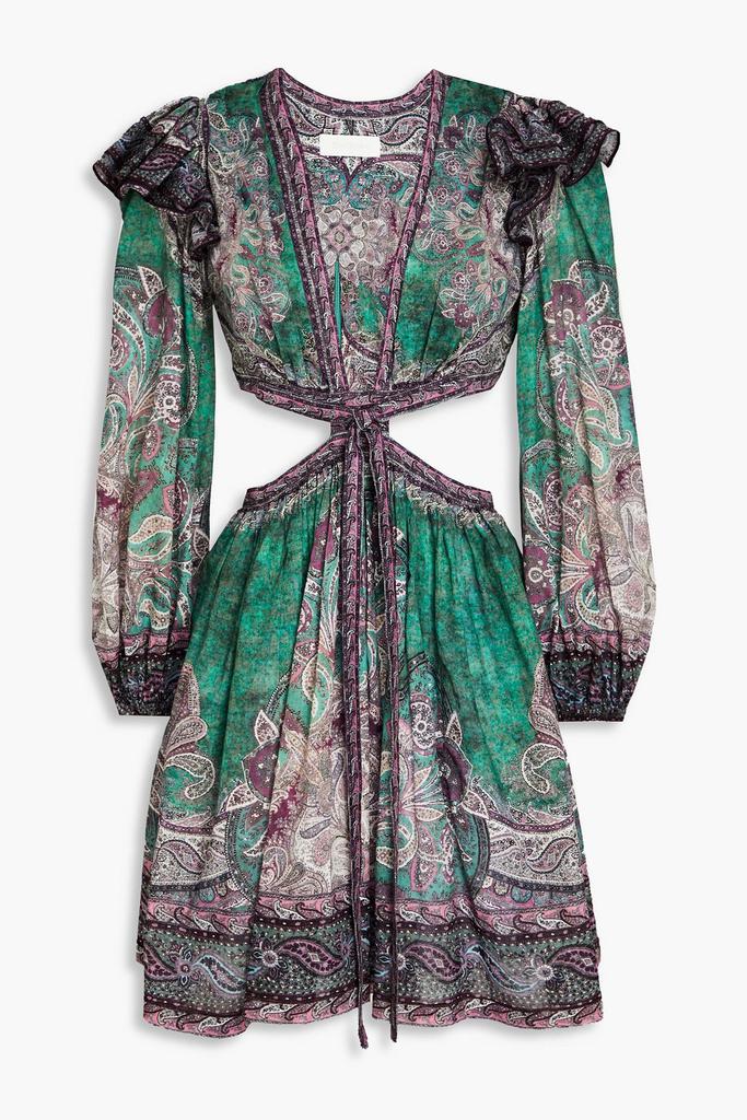 Zimmermann Waverly floral cotton bustier dress - Tops - Save