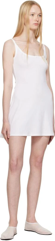 SKIMS White Drop Needle Pointelle Cami Minidress 4