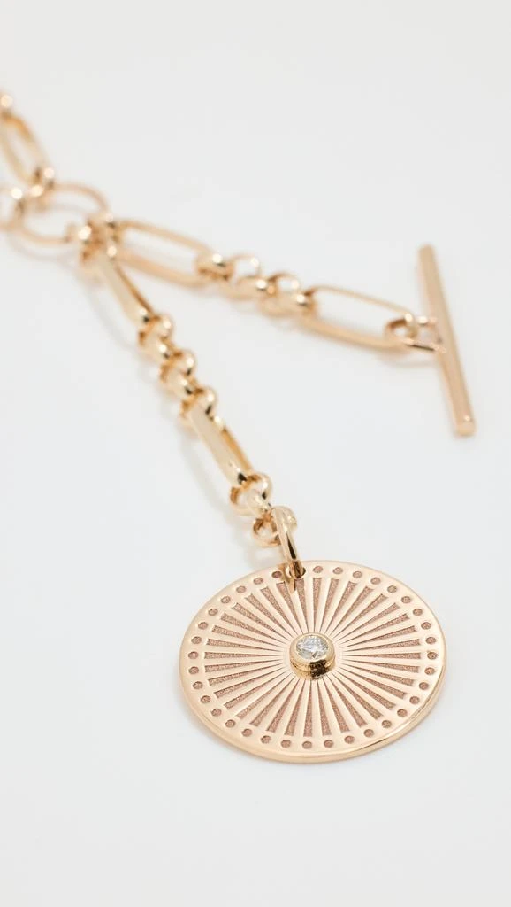 Zoe Chicco 14k Bezel Diamonds Lariat Necklace 4
