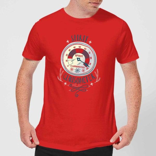 Elf Elf Clausometer Men
s Christmas T-Shirt - Red