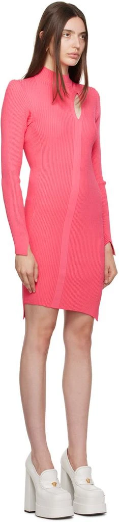 Versace Pink Slashed Minidress 2
