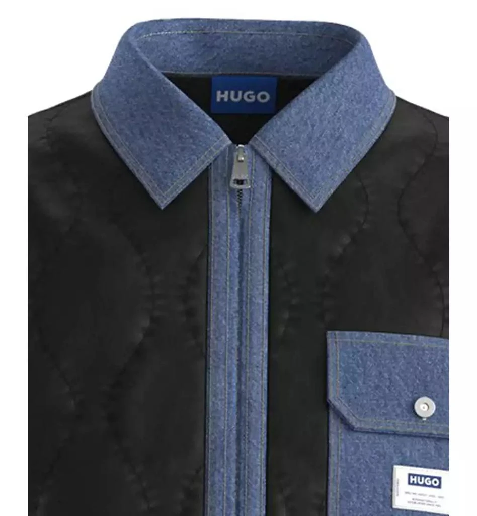 Hugo Boss Men's Collared Overshirt Jacket 2