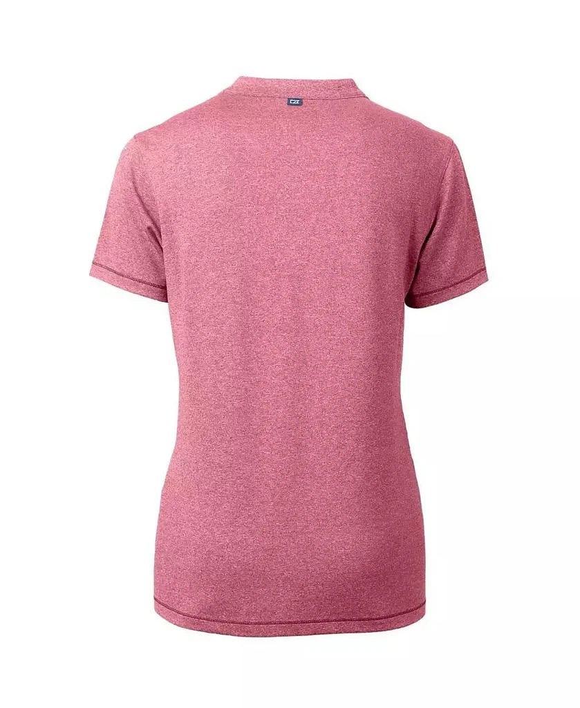 Cutter & Buck Women's Scarlet Nebraska Huskers Forge Blade V-Neck Top 2