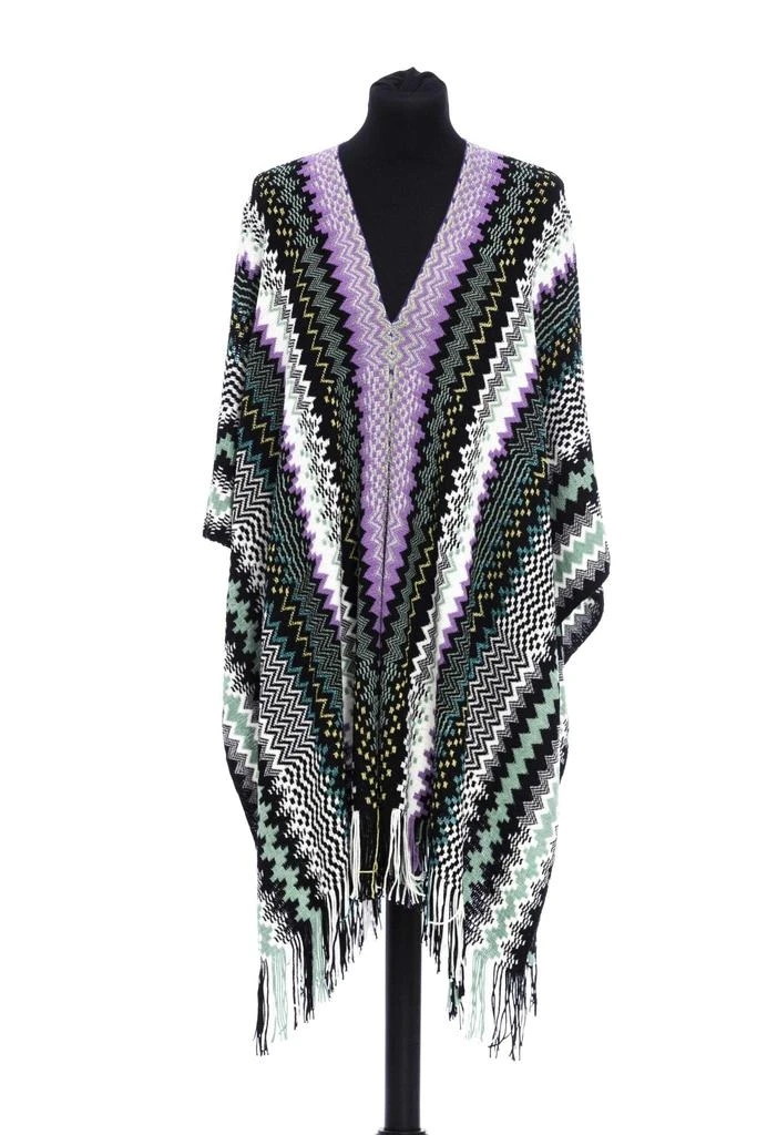 Missoni Missoni Multicolor Wool Poncho 1