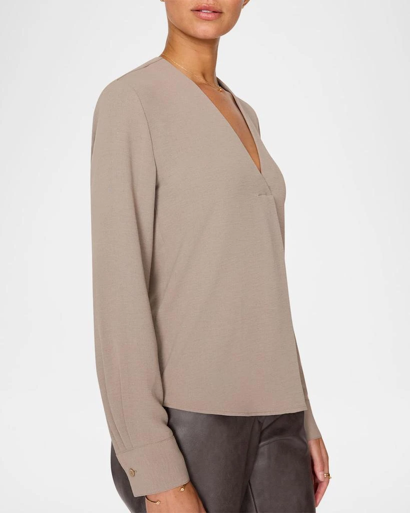 Brochu Walker Elena Pleated V-Neck Blouse 5