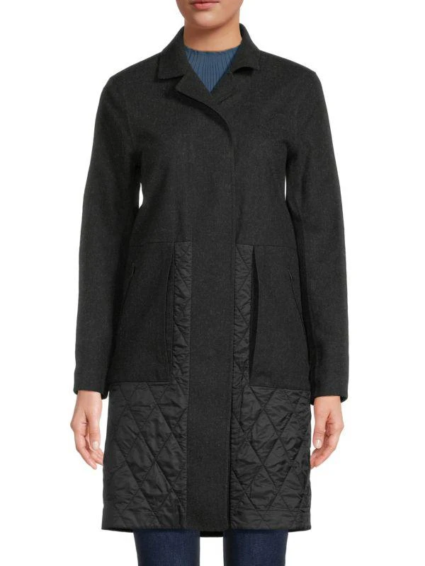 lululemon athletica ​Wool Blend Quilted Car Coat 1