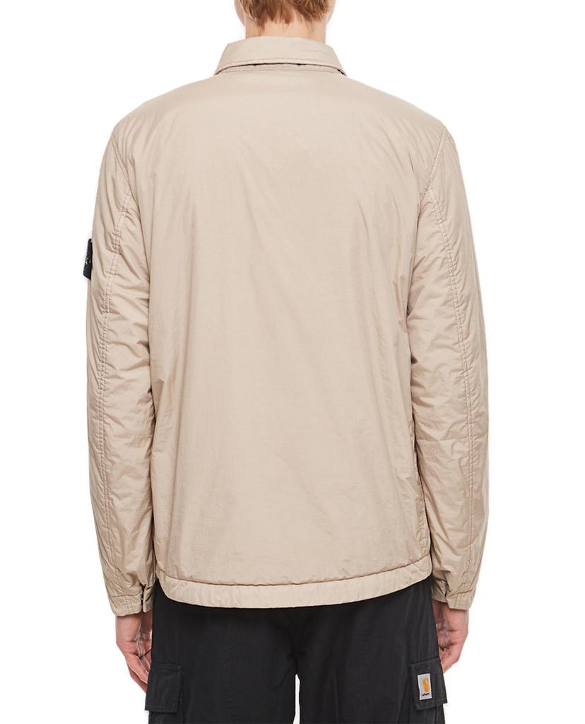 Stone Island Stone Island Logo Patch Button-Up Overshirt Jacket