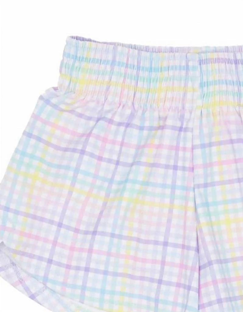 Azarhia Azarhia - Girl
s Easter Gingham Shimmer Steph Shorts 3