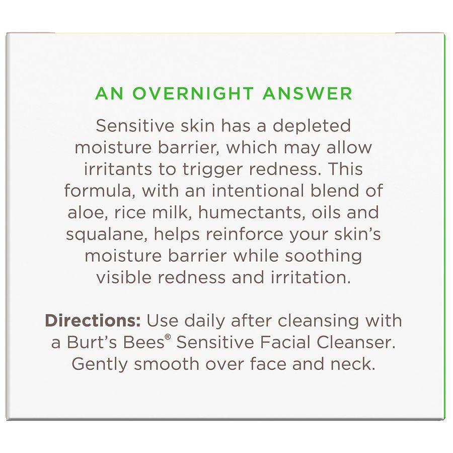 Burt's Bees Sensitive Calming Night Cream