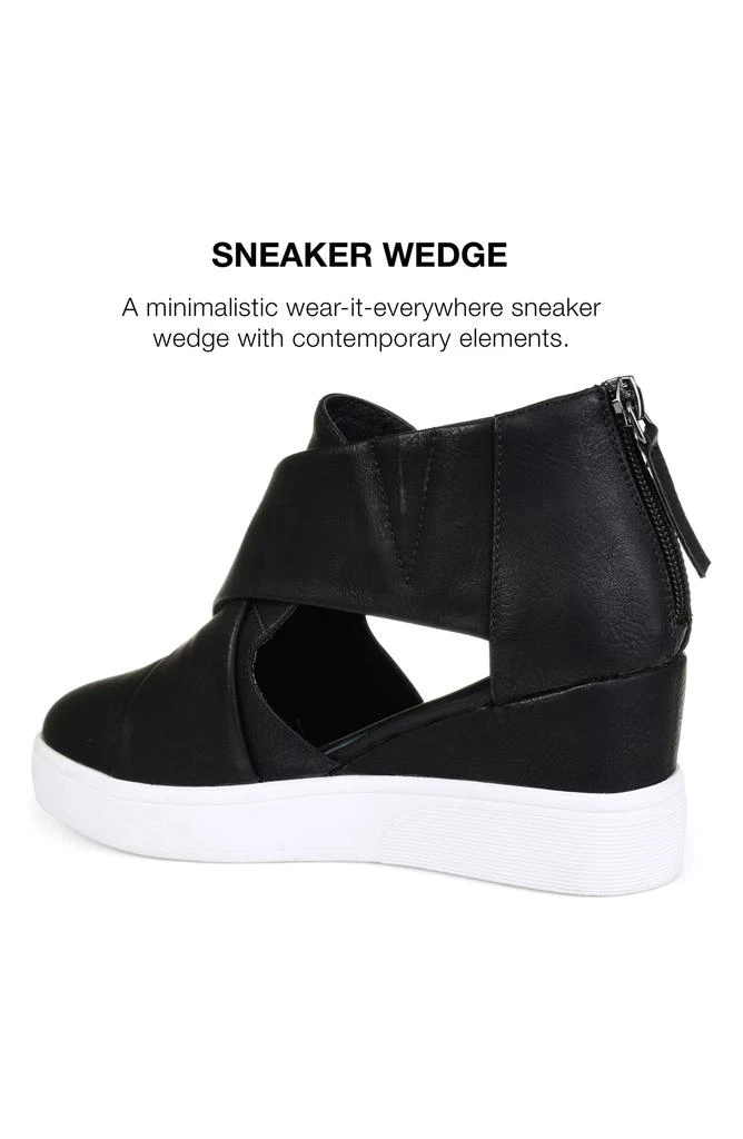 Journee Collection JOURNEE Seena Crossover Platform Wedge Pump 9