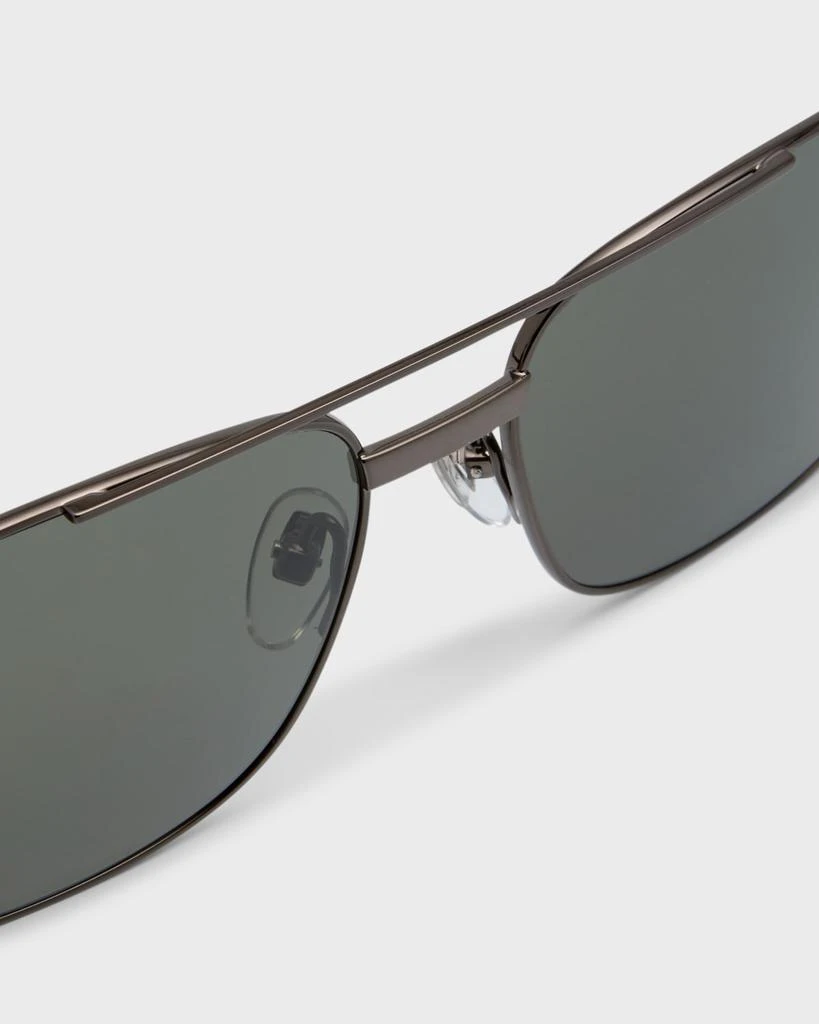 Gucci Men's Metal Rectangle Sunglasses 5