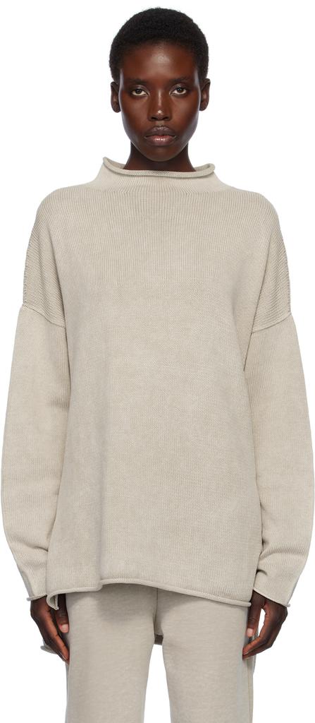 LAUREN MANOOGIAN Beige Fade Rollneck Sweater