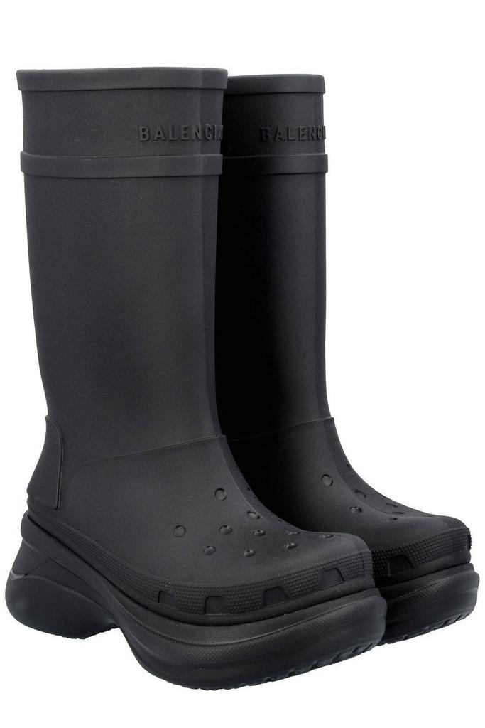 Balenciaga Balenciaga X Crocs Logo Debossed Boots