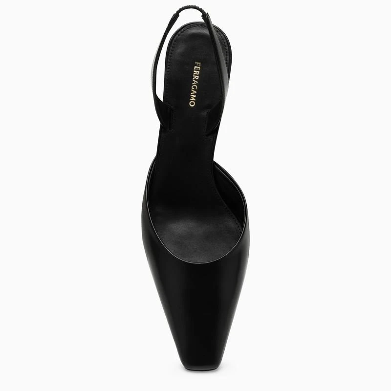Salvatore Ferragamo Black slingback with cage heel 3