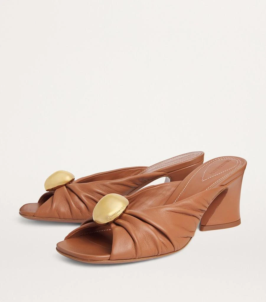 Zimmermann Leather Gleam Mules 65 3