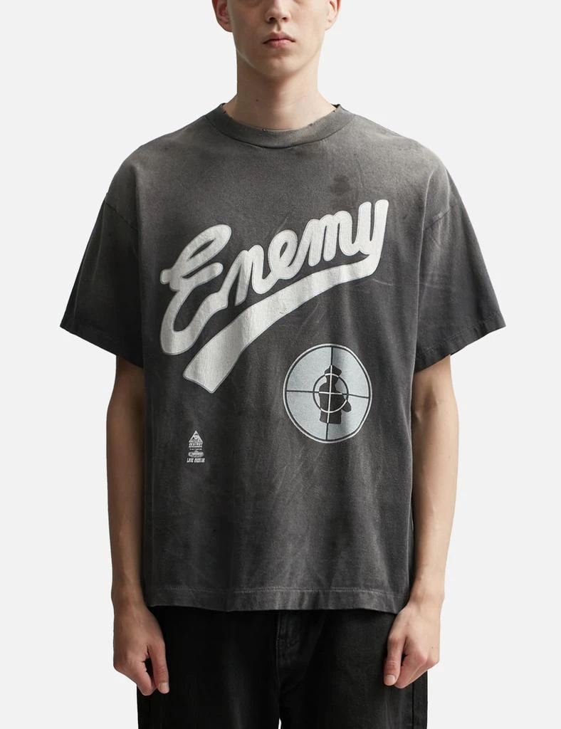 Saint Michael Black Saint Michael x Public Enemy SNT ENEMY T-Shirt 3