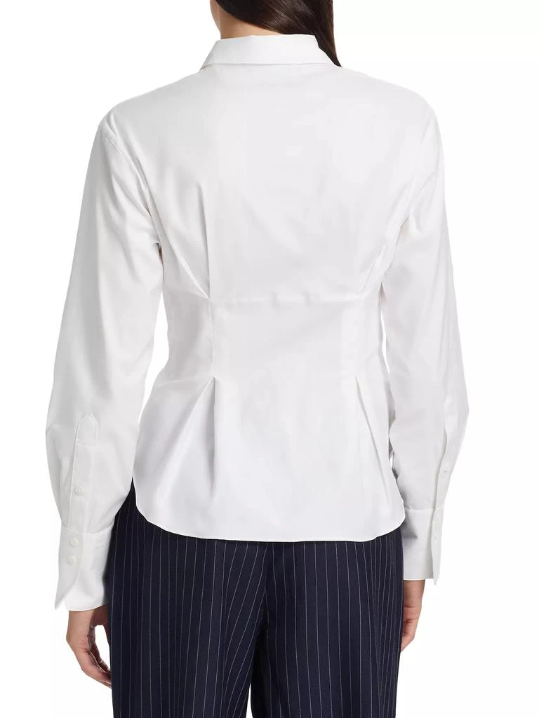 Reformation Becker Cotton Poplin Button-Down Shirt 5