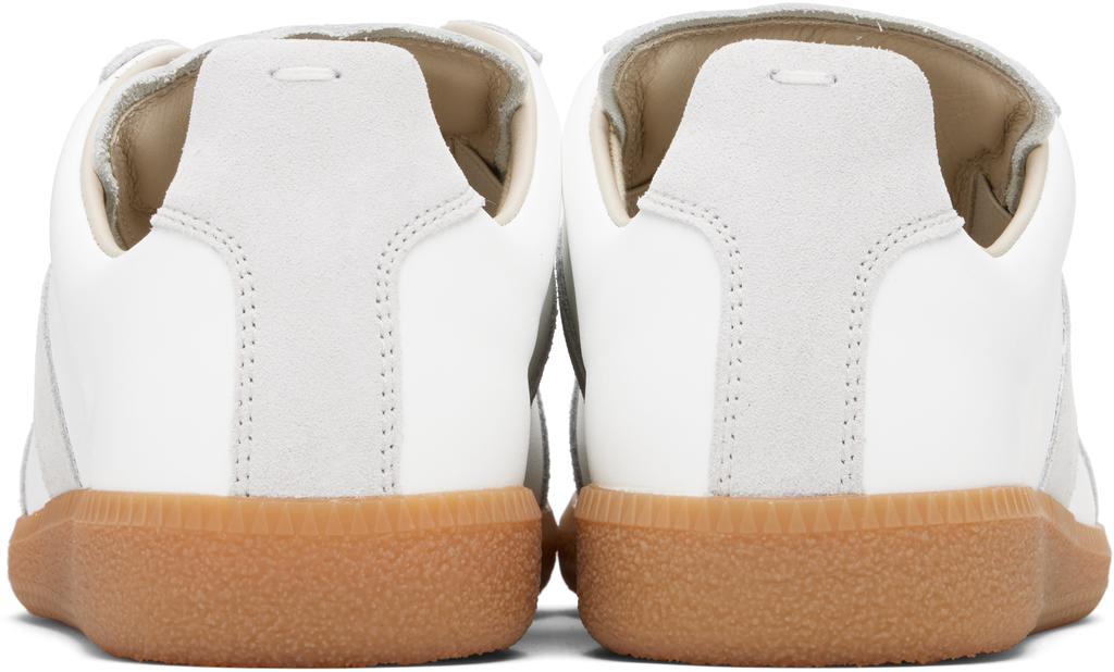 MAISON MARGIELA Gray & White Replica Sneakers