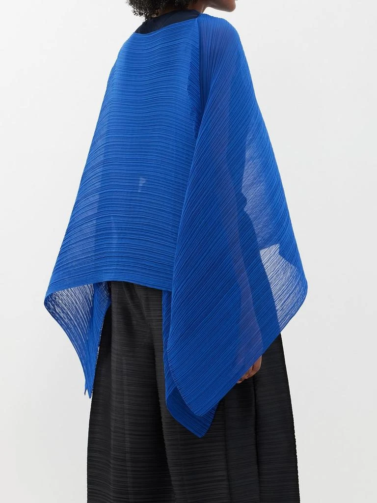 Pleats Please Madame technical-pleated multi-way scarf top 6