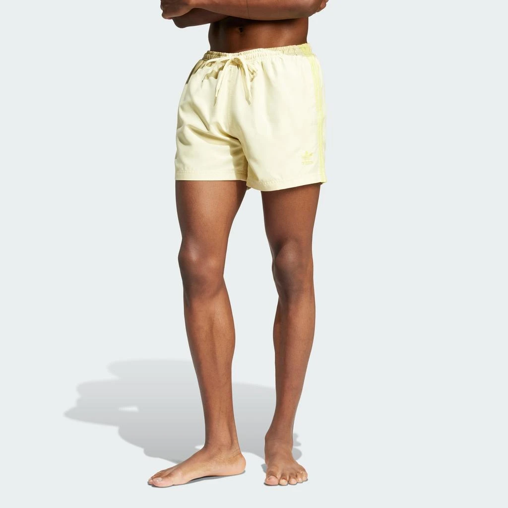 Adidas Men's  Adicolor 3-Stripes 5-Inch Swim Shorts 1