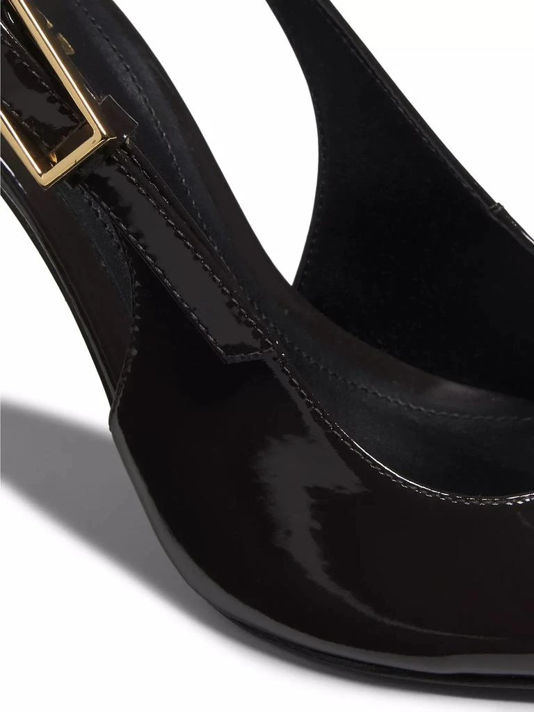 Schutz Ciara 100MM Patent Leather Slingback Pumps 5