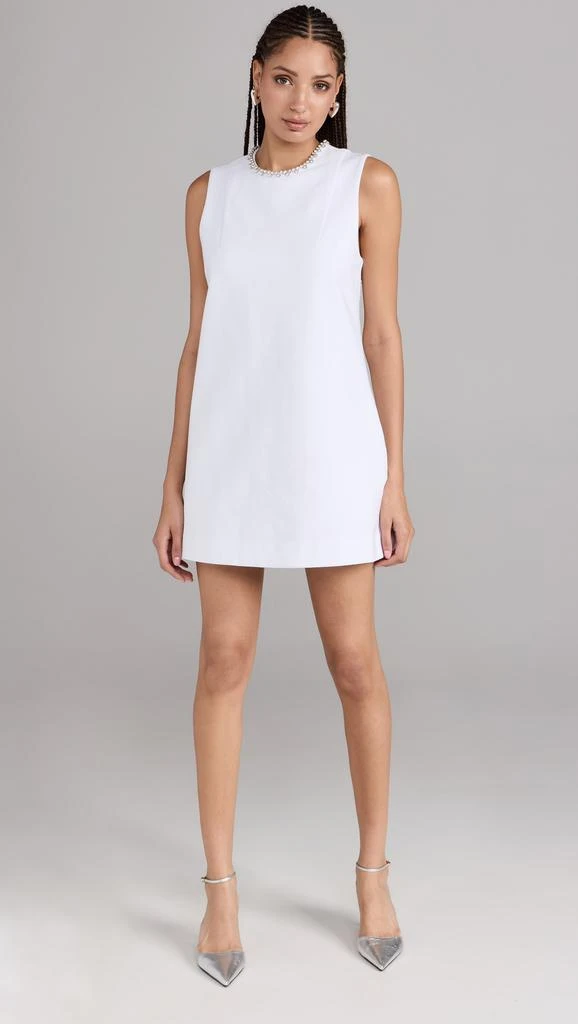 AREA Crystal Heart Back Dress 4