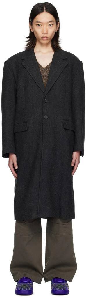 lesugiatelier Gray Tailored Long Coat 1
