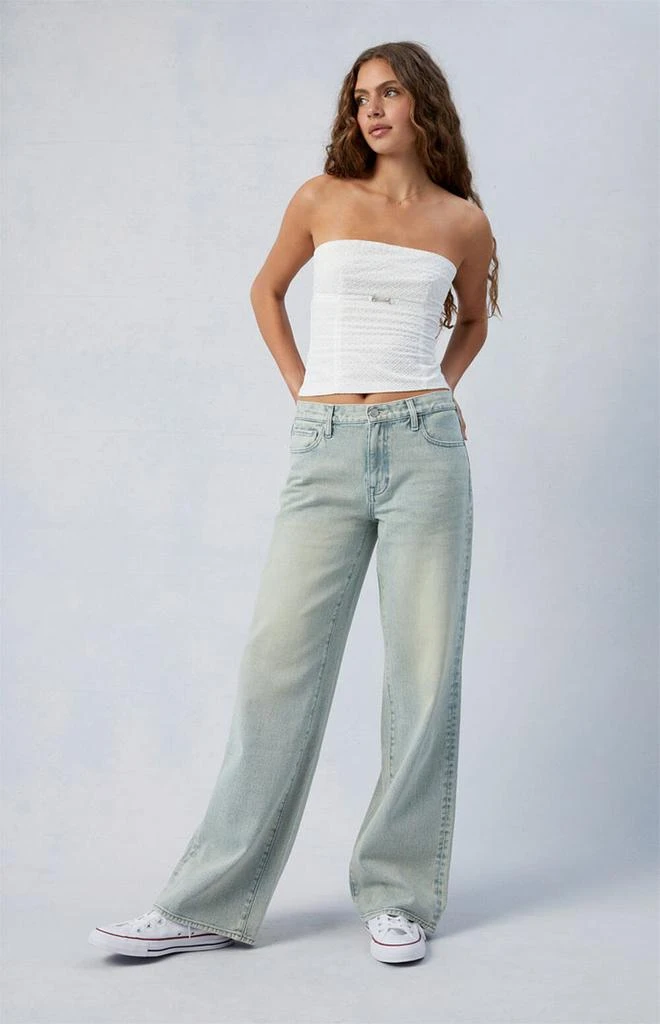 PacSun Light Indigo Parker Extreme Baggy Jeans 2
