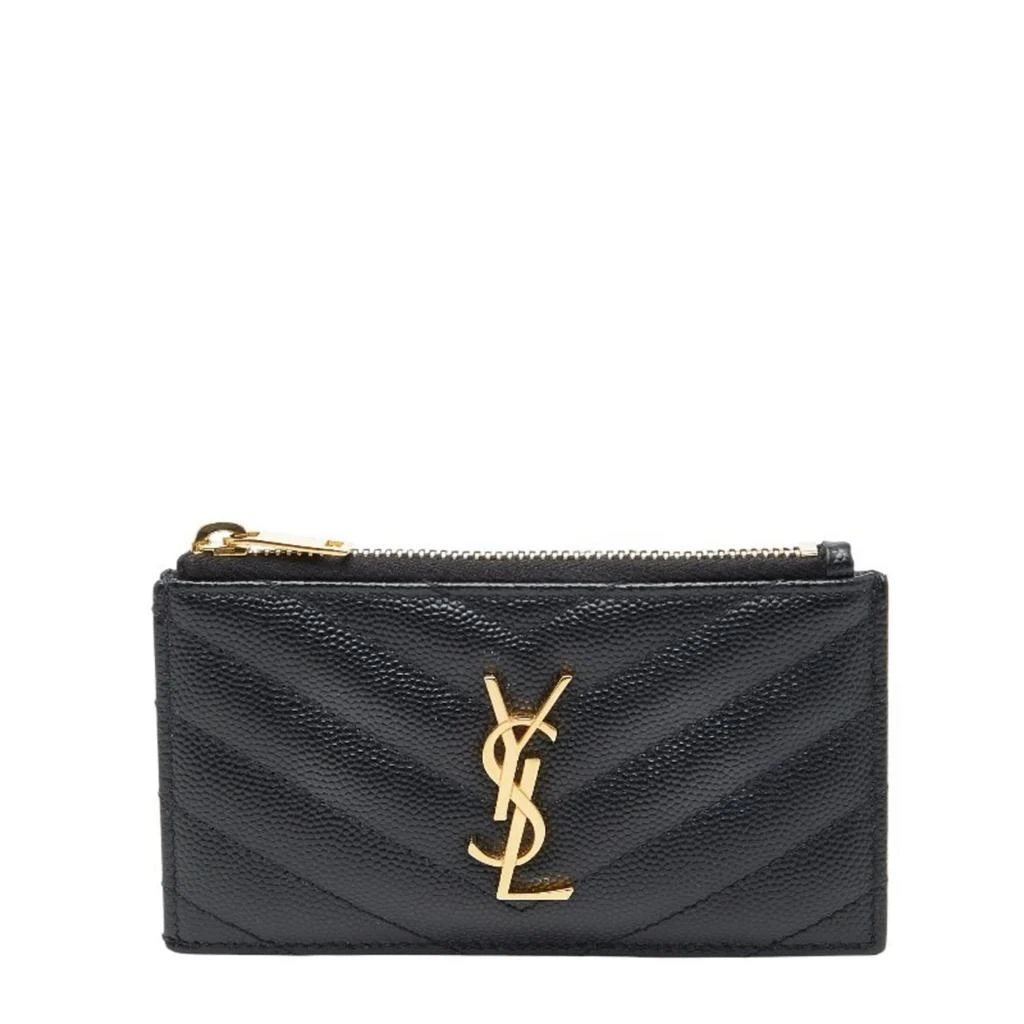 Yves Saint Laurent Leather Card Case (Pre-Owned)
