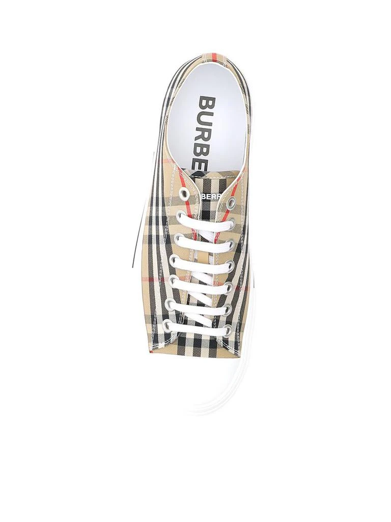 Burberry Burberry Checked Motif Canvas Sneakers 3