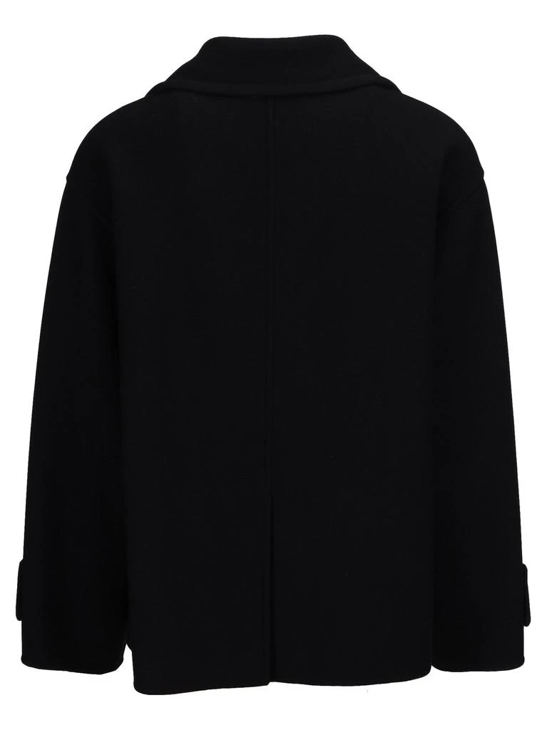 Valentino Valentino Double-Breasted Tailored Peacoat 2