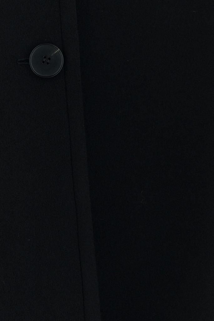 Alexander McQueen Black wool blend oversize coat