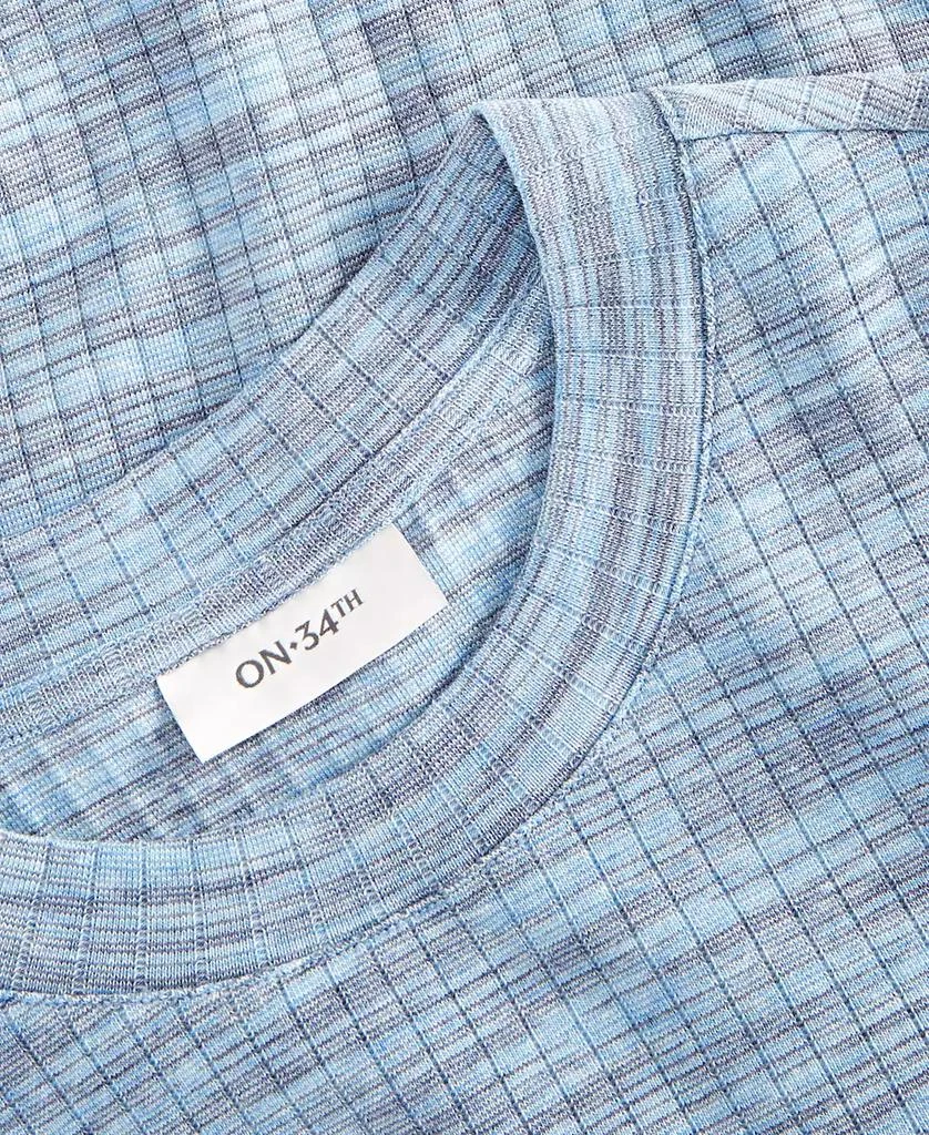 On 34th Women's Spacedye Rib-Knit Top, Created for Macy's 6
