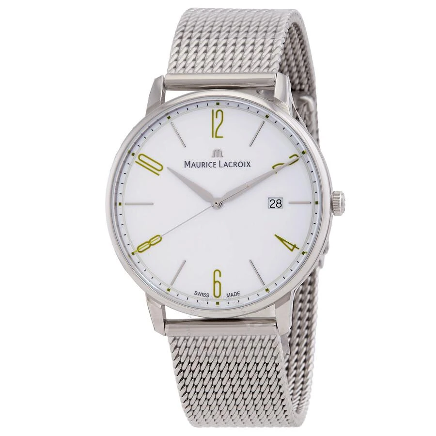 Maurice Lacroix Eliros Quartz White Dial Unisex Watch EL1118-SS00S-120-D 1