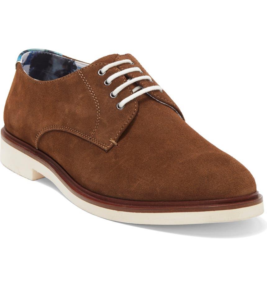 Paisley and Gray Casual Plain Toe Derby