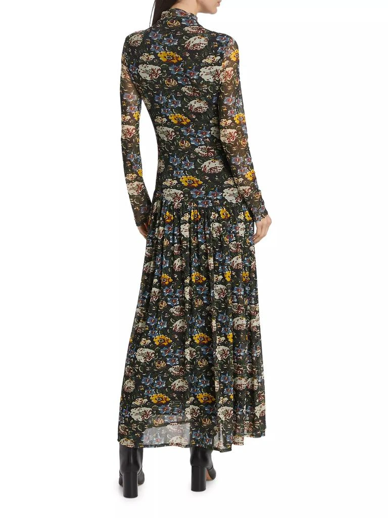 Rhode Mirabelle Floral Long-Sleeve Maxi-Dress 5