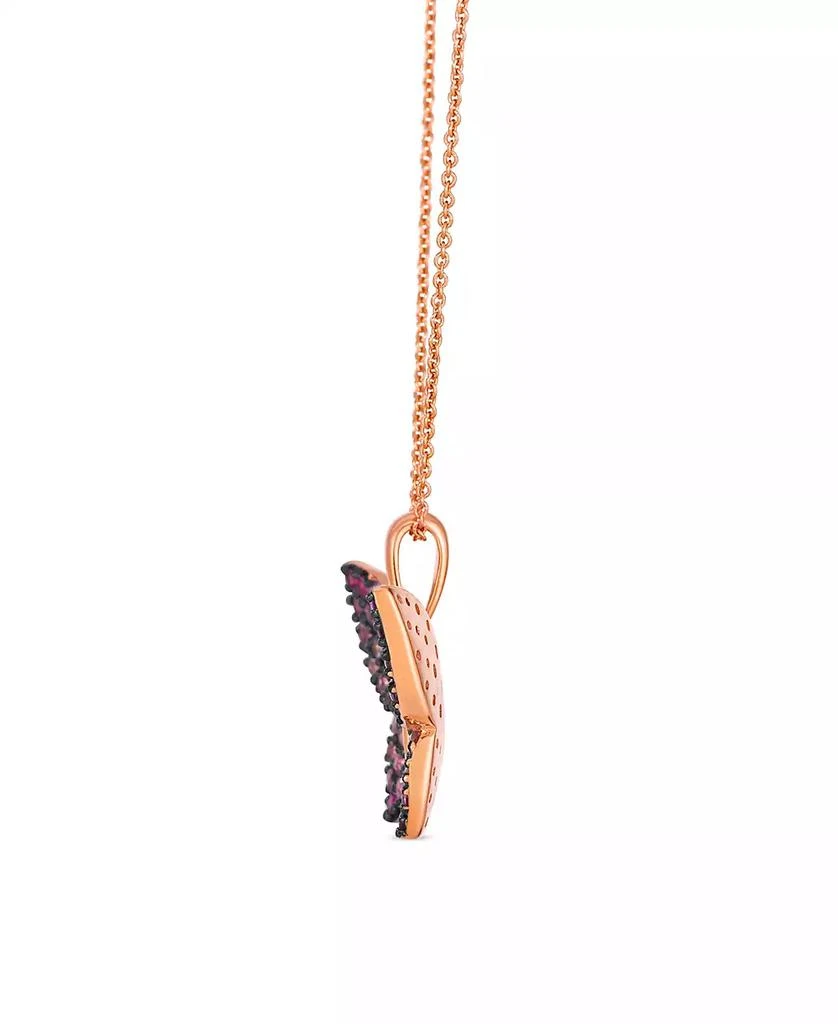 Le Vian Sapphire Ombre (0.34 ct. t.w.) and Pink Sapphire Ombres (0.82 ct. t.w.) Necklace in 14k Strawberry Gold 2