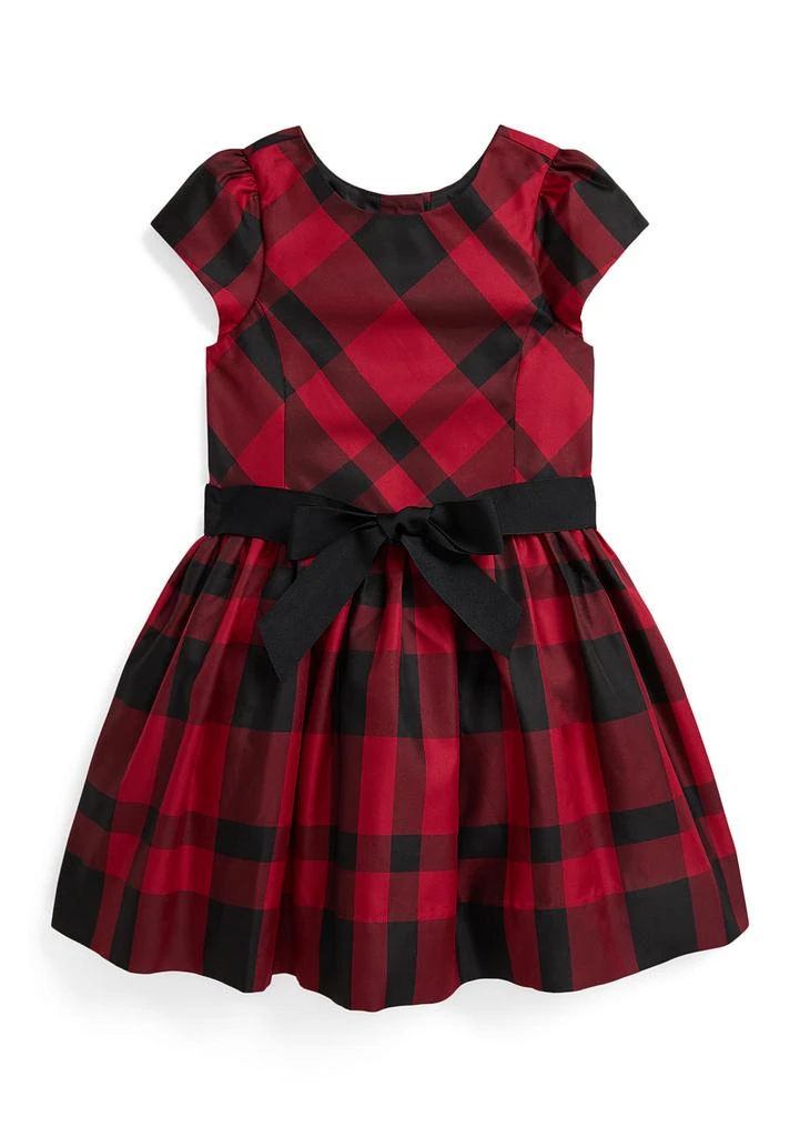 Ralph Lauren Girls 2-6x Plaid Taffeta Dress