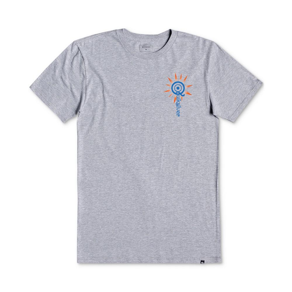 Quiksilver Men's Grey Days Regular-Fit Logo Graphic T-Shirt