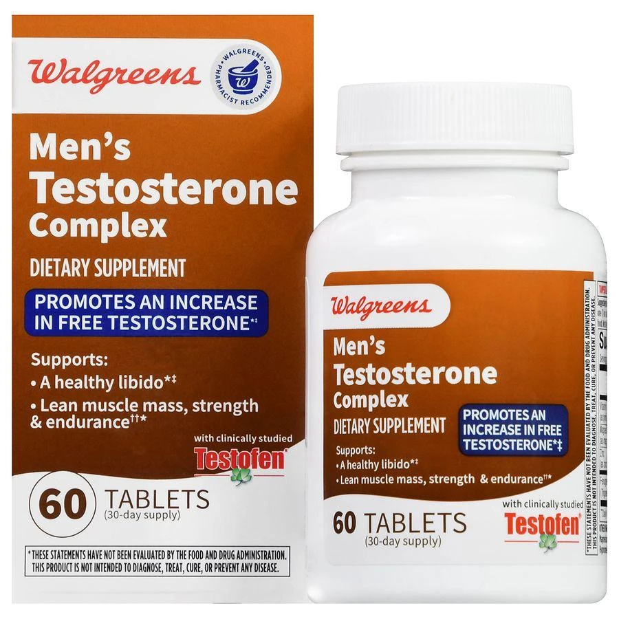 Walgreens Men's Testosterone Complex Tablets (60 days) 1