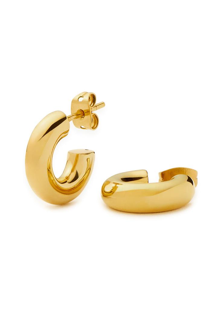 Missoma Chubby Small 18kt gold vermeil hoop earrings