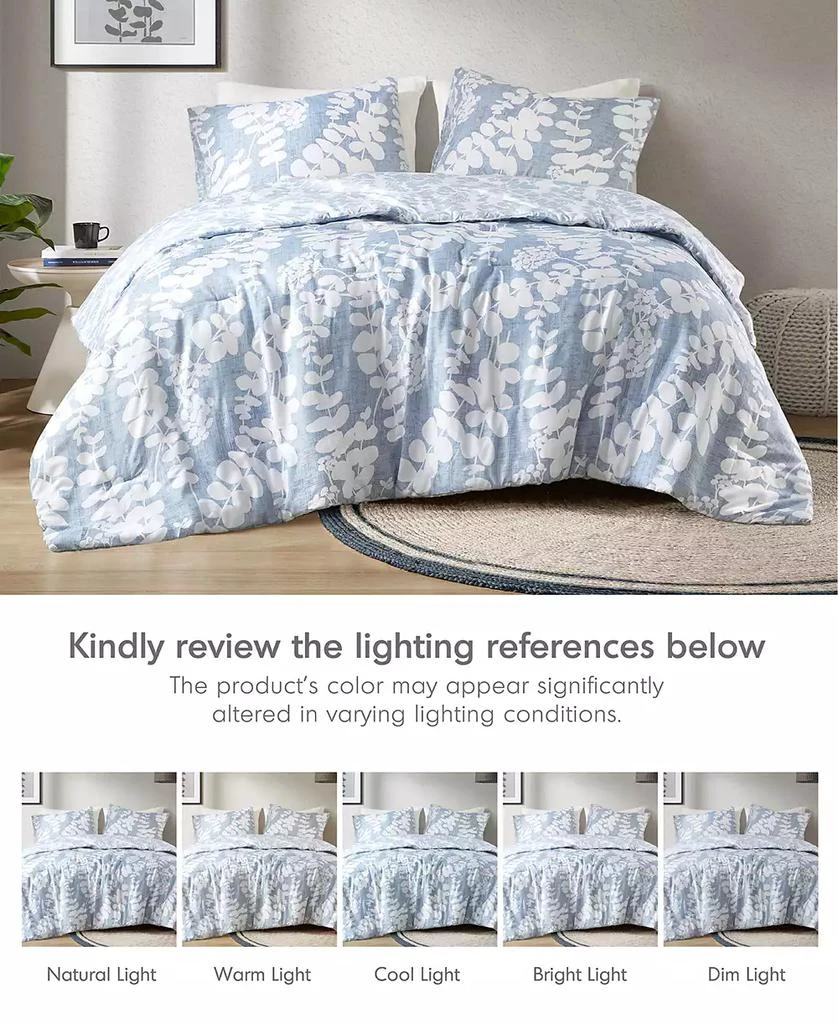 510 Design Aria Floral Print Reversible 2-Pc. Comforter Set 17