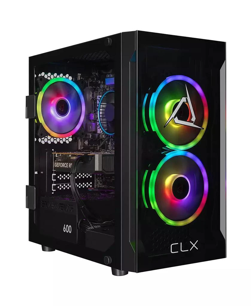 CLX Set Gaming PC - Intel Core i5 14400F 2.5GHz 10-Core CPU, 16GB DDR5 Memory, GeForce RTX 5050 8GB GDDR6, 1TB SSD, WiFi, Windows 11 Home 64-bit