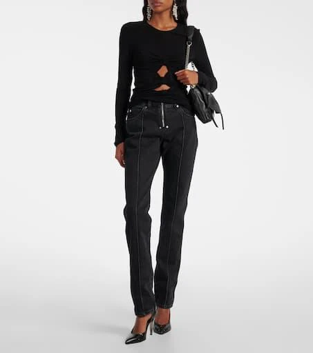 Isabel Marant Silviana mid-rise slim jeans 2